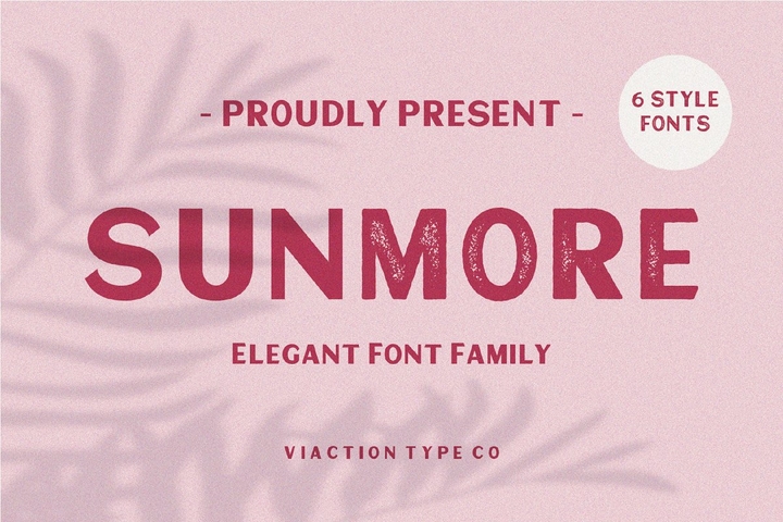 Sunmore Font